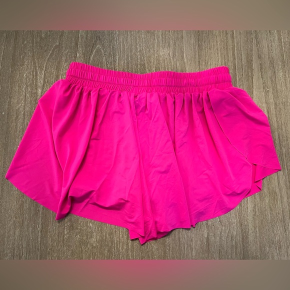 NEW! Flowy Athletic Shorts for Women Run Butterfly Shorts Quick Dry/Pink-Medium - Picture 5 of 8